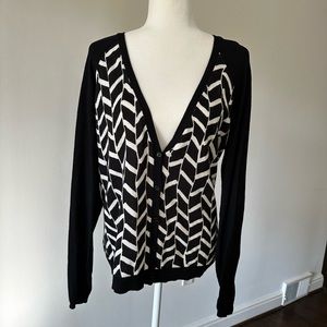 Anne Klein Deep V-Neck Cardigan